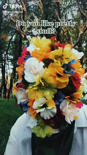 💐Sprout loves pretty things! 💐 #maskoc #occosplay #oc #cosplay #lgbt #cottagecore #cryptid #cottagecore #fae #dnd #dndtiktok #BenefitOfBrows #fyp