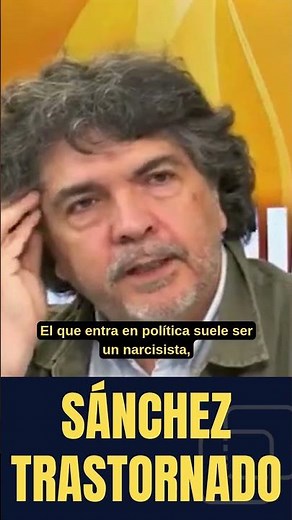 SÁNCHEZ PUEDE TENER UN TRASTORNO PSICOLÓGICO GRAVE