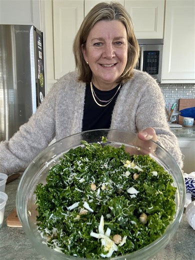 I prep this kale salad every week