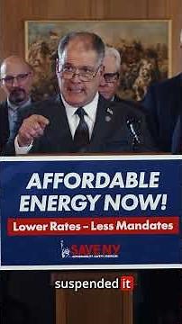 Senator Mattera Addresses Energy Affordability Crisis