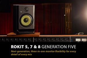 KRK launches ROKIT Generation Five Studio Monitors