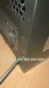 PC Side-Panel removal.