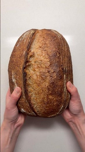How I make 50/50 whole wheat sourdough