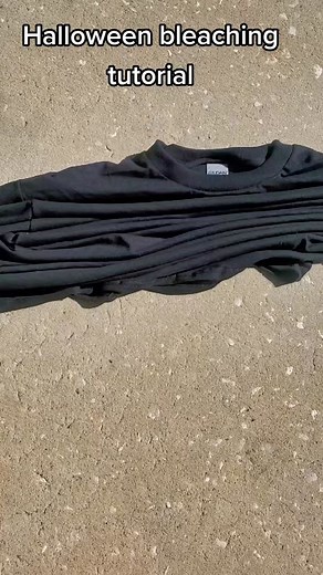 Halloween Bleach Shirt Tutorial