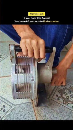 How Hand-Crank Siren Works: The Physics of Warning Sounds 🤯🔥 #shorts