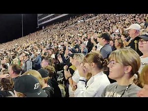 "Shout" Purdue vs. FAU football game
