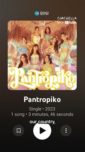 tap in blooms 🌸 BINI is backstage at coachella