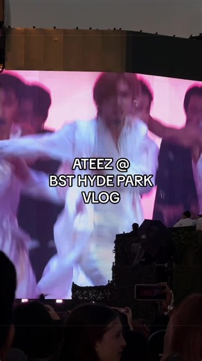 BST HYDE PARK ATEEZ VLOG!! idk how many times i said £10 in this video but guys i was so baffled at it being so cheap 😭😭 #ateez #atiny #fyp #BST_hydepark @ATEEZ_Official