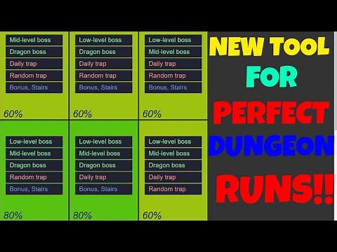 New Chart Tool for PERFECT DUNGEON RUNS!! (IT WORKS!) / Gems of War how to get perfect dungeon runs!
