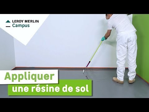 Comment appliquer une résine de sol ? | Leroy Merlin
