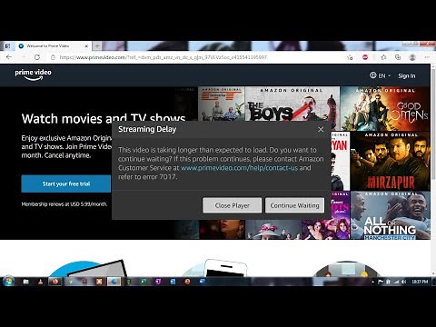 3 Ways To Fix Amazon Prime Error 7017