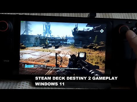 Steam Deck Destiny 2 Gameplay + Settings Windows 11 | FREE to Play