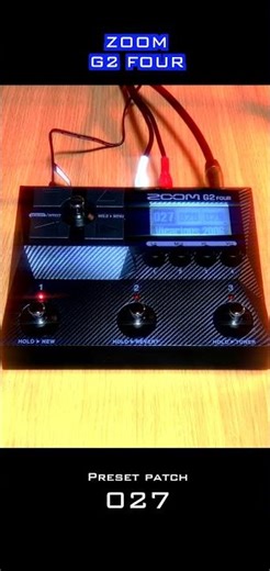 ZOOM G2 FOUR preset patch 027 : "Tool / Vicarious" cover #shorts