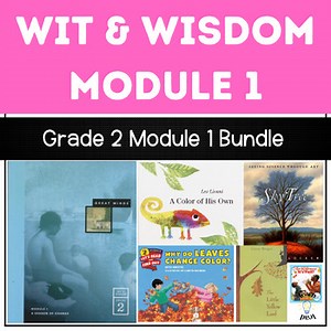 Wit & Wisdom EDITABLE Grade 2 Module 1 A Season of Change BUNDLE