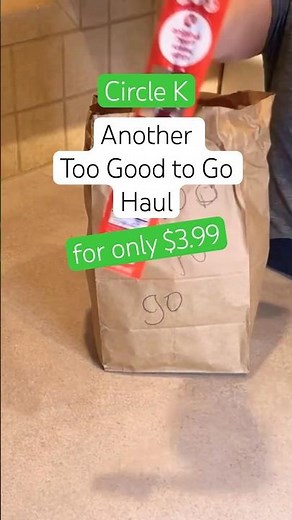 Too Good to Go haul from Circle K! #toogoodtogo #zerowaste #reviews