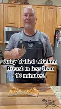 Juicy Grilled Chicken in 10 Minutes #shorts #bbq #easyrecipe