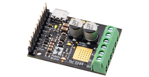Pololu - Tic T249 USB Multi-Interface Stepper Motor Controller (Connectors Soldered)