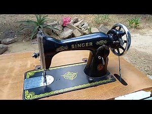 Tailoring 101: How to thread the 1950 Singer 15 sewing machine