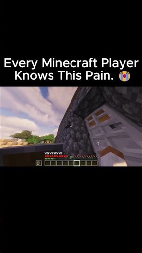 This Has Happened To Every Minecraft Player At Some Point. #minecraft