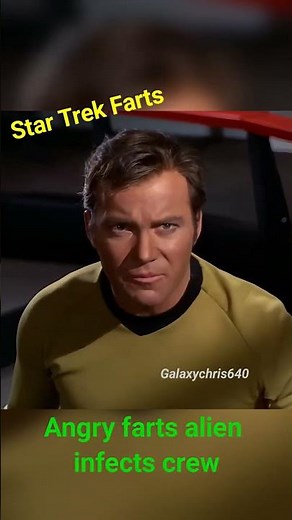 Star Trek Farts episode 12: Angry farts alien infects the crew #startrek #tvshow #funny #shorts
