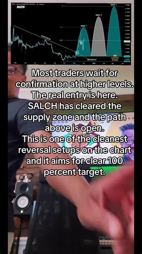 Most traders wait for confirmation at higher levels. The real entry is here. $ALCH has cleared the supply zone and the path above is open. This is one of the cleanest reversal setups on the chart and it aims for clear 100 percent target. #alch #viralvideo #fyp
