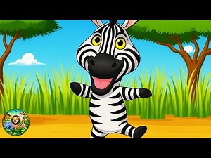 DANCING ZEBRA - Fun Safari Dance Songs for Kids