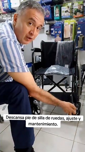 Ajuste del Descansa Pi para Silla de Ruedas