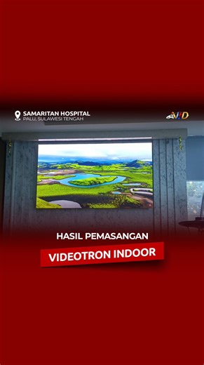 PT. AVLED MULTI PERKASA | Tampilan visual LED Videotron yang berlokasi di Samaritan Hospital Palu. Videotron dengan modul P2,5 Indoor berukuran 2,88m X 1,60m kini... | Instagram
