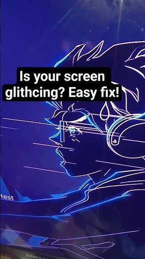 how to fix screen glitching issue