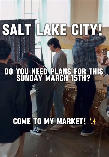 #SaltLakeCity ✨ do you need weekend plans? 👀 Come to my market! 🎉 📅 THIS SUNDAY March 15th, 2026 ⏰ 12 - 8 pm 📍 The Source on South Temple Apartments 348 E South Temple St, Salt Lake City, UT 84111 Jewelry, Mexican Food, Matcha, Tattoos, Piercings, Tooth Gems, Accessories, Desserts, Candles, Esthetician, Tarot Reader, Massage Therapist, Giveaways every 30 Minutes and… 💥A GIVEAWAY OF TWO TICKETS TO @Pitbull CONCERT IN SLC ON 6/3 💥 Please help us spread the word by sharing and reposting this 
