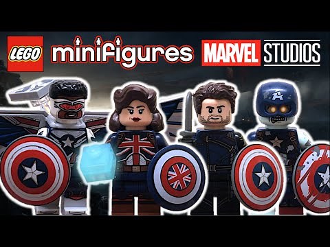 Minifiguras de LEGO MARVEL Studios (2021) | PARTE 2 - TODOS LOS CAPITÁNES AMÉRICAS - TOY SHOTS