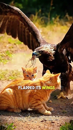 Cat Frees Eagle, Trust Forms 🐱🦅 #shorts