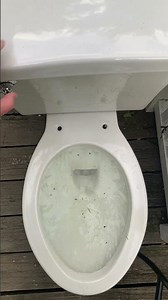 Eljer Cypress Toilet Overfilled Bowl Flush and Manual Siphoning Flush