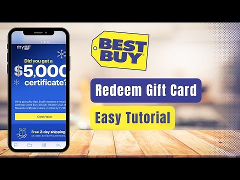 How to Use Gift Card Best Buy Online !