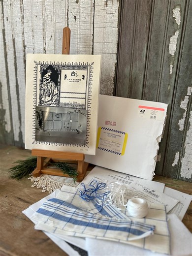 Kit to Make a Counterpane Pincushion, Whitework & Cross-stitch, 1990's - Etsy