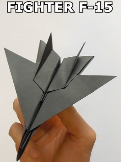 F-15 Papierflieger falten – Anleitung für Kämpfer aus Papier
