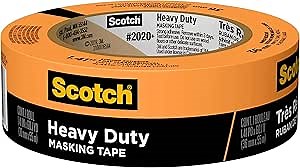 Scotch Masking Tape Heavy Duty, 1.41 inches by 60 yards (1,440 yards total), 2020+, 24 Rolls