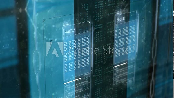 Hackers breaching network security, hacking attack in progress, data loss. Beautiful hacking background