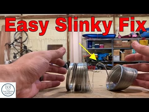 Fix a stretched metal slinky #howto