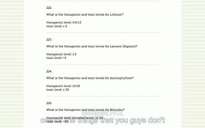 MARK KLIMEK 讲座 6 带注释的药物毒性电解质｜NCLEX 回顾