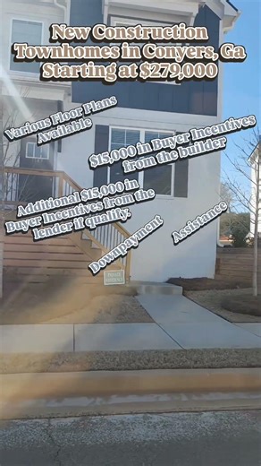 🏡 New Construction Townhomes – Limited Time Incentives!