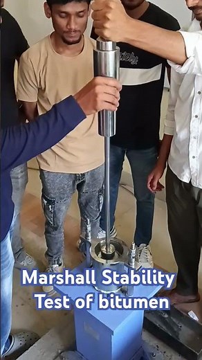 Marshall Stability Test OF Bitumen#keckatihar #deptofcivilengg #TransporationLab#bitumentest.... .