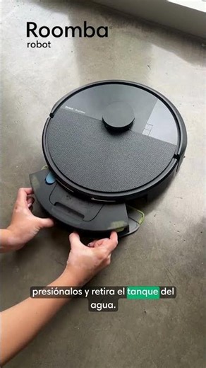 ¿Sabés cómo llenar correctamente el tanque de agua de tu Roomba? 💧✨