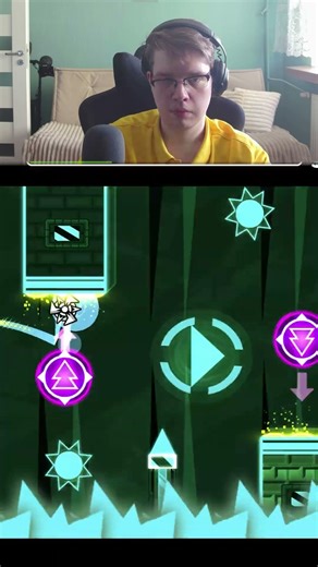 Ten level w GD ma CHORY klimat 🔥 - #shorts #geometrydash #gaming