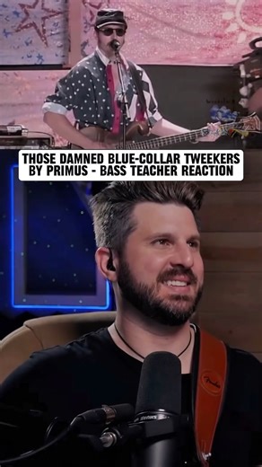 Low End University | “Those Damned Blue-Collar Tweekers” by Primus | Bass Teacher Reaction 🎶 - - - #primus #music #song #reaction #fans | Instagram