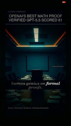 OpenAI's Best Math Proof Verified — GPT-5.5 Scored 81