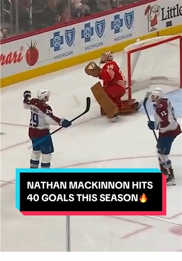 Nathan MacKinnon Scores 40 Goals This Season!