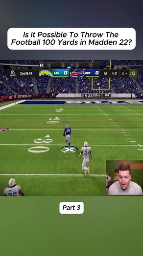 Throwing the Football 100 Yards in Madden 22