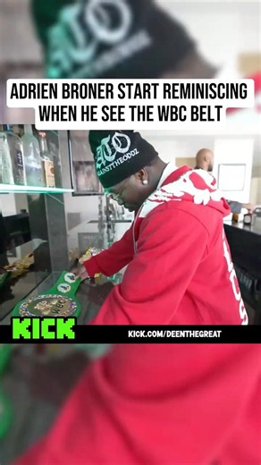Adrien Broner Starts Reminiscing When He Sees A WBC Belt