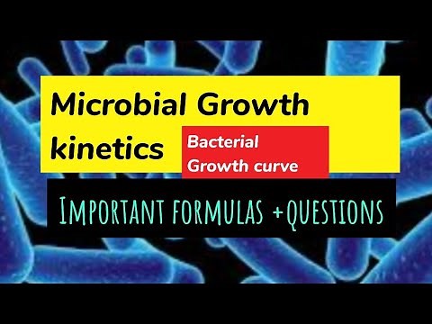 Microbial Growth Kinetics || Bacterial growth curve